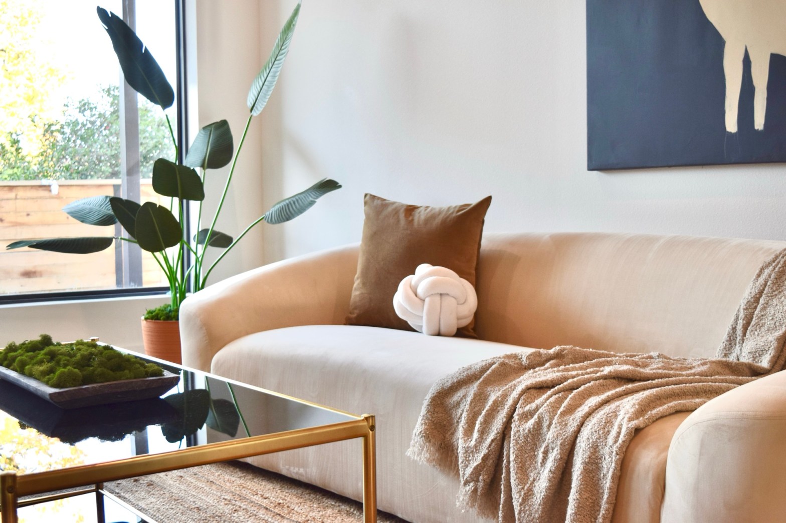 Organic Modern Living Room